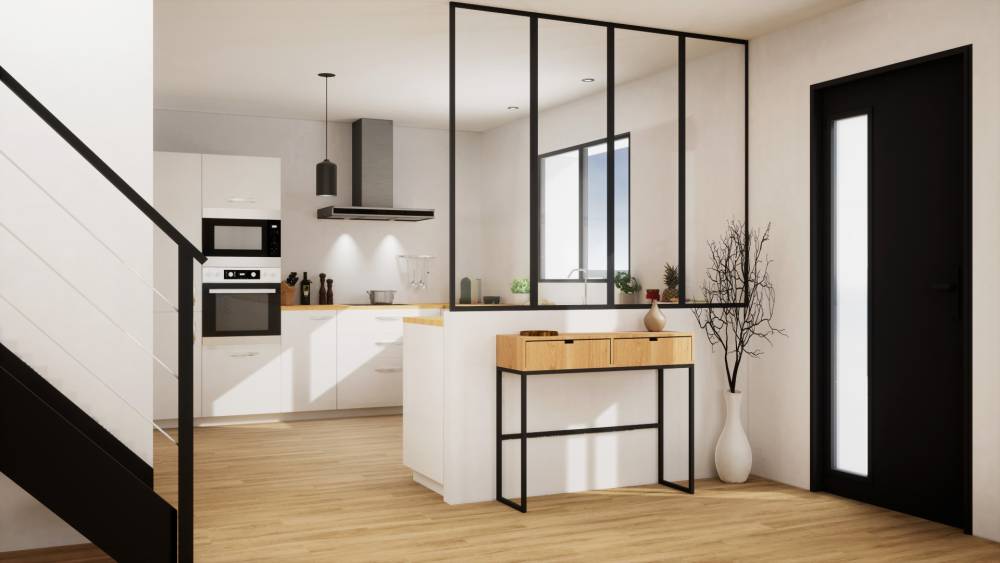 Meuble en verre à Couzon‑au‑Mont‑d'Or